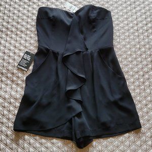 Strapless Romper | NWT | Size 4 | Black